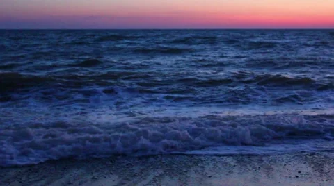 Sunset at Sea Stock-Footage 8549824