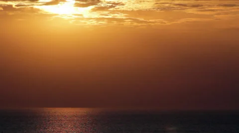 Sunset in the Sea 動画素材 27952749