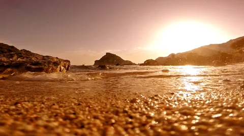 Sunset at Sea Stock Footage 40336020