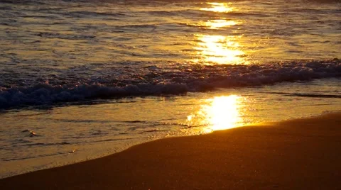 Sunset at the sea Stock Footage 49097774