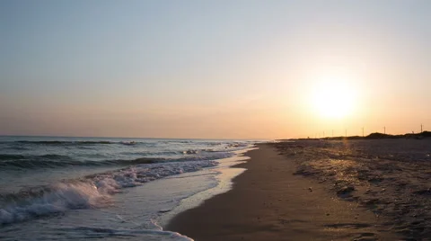 Sunset at sea Stock Footage 51231051