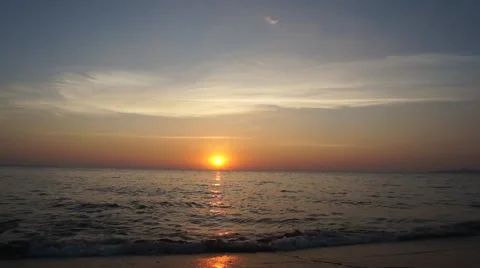 Sunset, sea Stock Footage 53801158