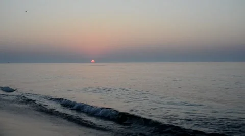 Sunset at sea Stock Footage 59860594
