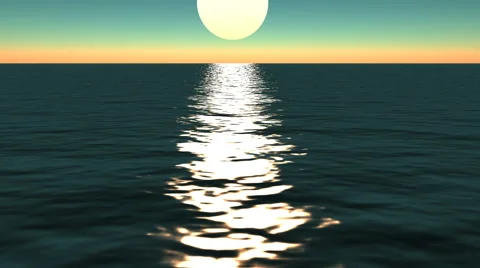 Sunset on the sea Stock Footage 65459263