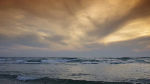 Sunset at the sea Stock Footage 71003952