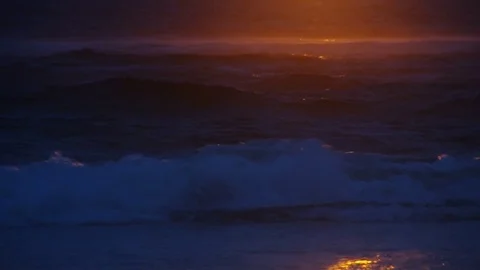 Sunset at the sea Stock Footage 71004045