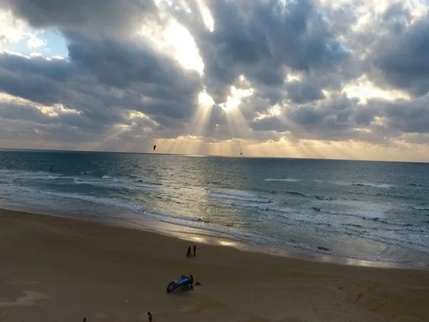 Sunset in the sea Vidéo 74043566