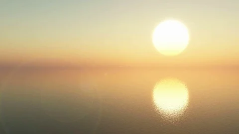 Sunset on the sea Stock Footage 76693002
