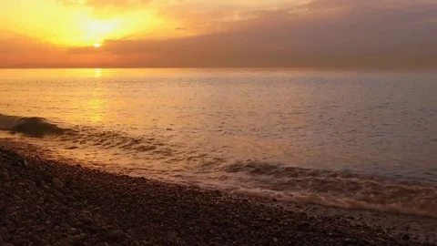 Sunset at sea Video stock 82165078