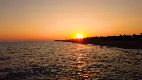 Sunset on the sea 스톡 동영상 86209247