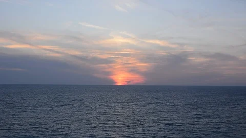 Sunset sea 库存影片 99349700