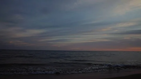 Sunset by the sea Stock Footage 103135892