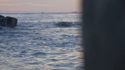 Sunset at sea Video stock 128074466