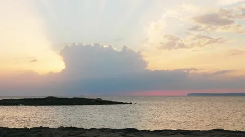 Sunset at the sea Stock Footage 131349063