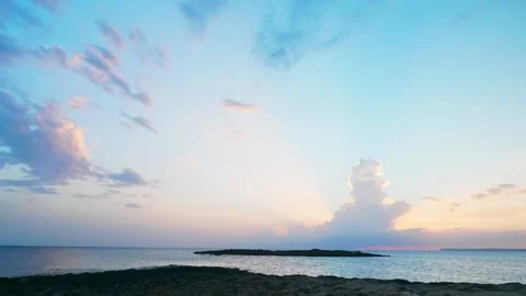 Sunset at the sea Stock Footage 131349377