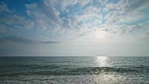 Sunset &amp; Sea Stock Footage 136444925