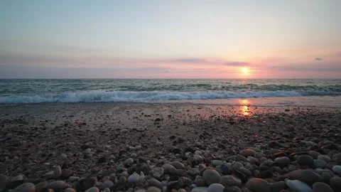 Sunset &amp; Sea Stock Footage 136488253
