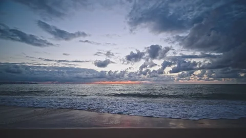 Sunset &amp; Sea Stock Footage 137738398
