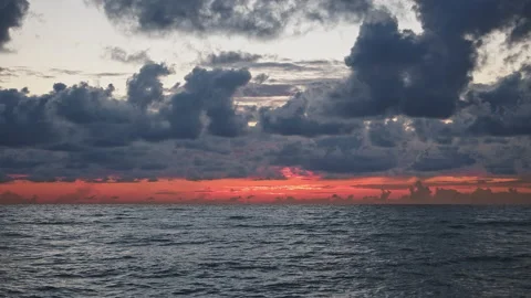 Sunset &amp; Sea Stock Footage 137756245