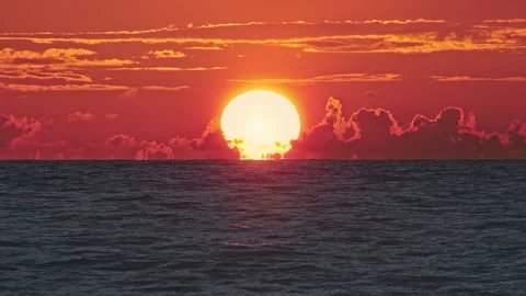 Sunset &amp; Sea Stock Footage 137758852