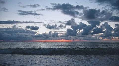 Sunset &amp; Sea Stock Footage 137763719