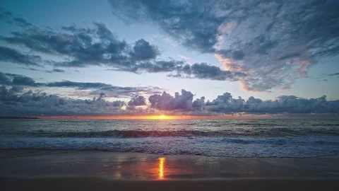 Sunset &amp; Sea Stock Footage 137764514