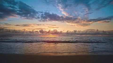 Sunset &amp; Sea Stock Footage 137770690