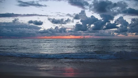 Sunset &amp; Sea Stock Footage 137792791
