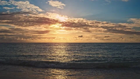 Sunset &amp; Sea Stock Footage 137809612
