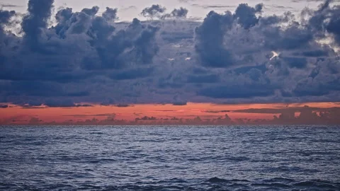Sunset &amp; Sea Stock Footage 137813330