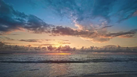 Sunset &amp; Sea Stock Footage 137832172