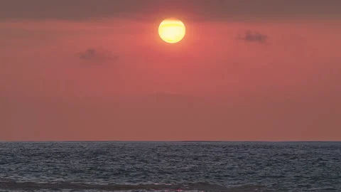 Sunset &amp; Sea Stock Footage 137837998