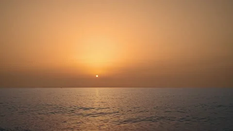 Sunset &amp; Sea Stock Footage 137874321