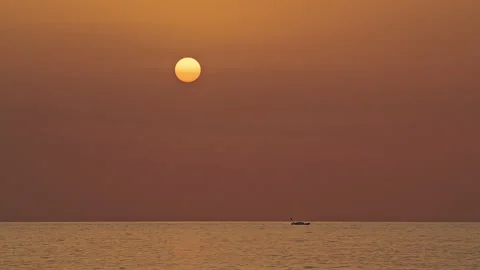 Sunset &amp; Sea Stock Footage 137874879