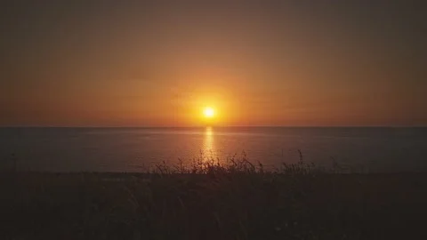 Sunset &amp; Sea Stock Footage 137891949