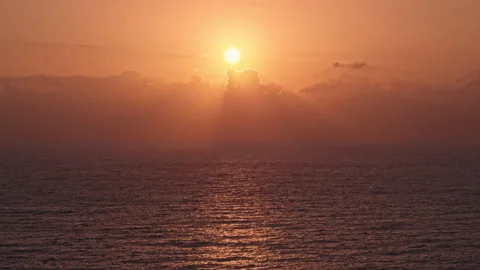 Sunset &amp; Sea Stock Footage 137895450