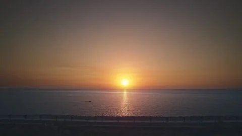 Sunset &amp; Sea Stock Footage 137897311