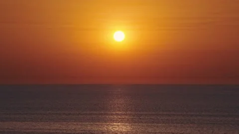 Sunset &amp; Sea Stock Footage 137902441