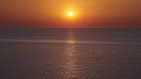 Sunset &amp; Sea Stock Footage 137907641