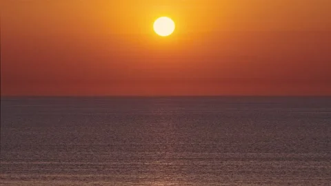 Sunset &amp; Sea Stock Footage 137917445