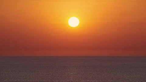 Sunset &amp; Sea Stock Footage 137918343