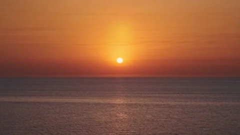 Sunset &amp; Sea Stock Footage 137919048