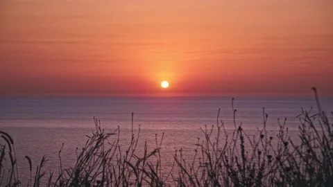 Sunset &amp; Sea Stock Footage 137921467