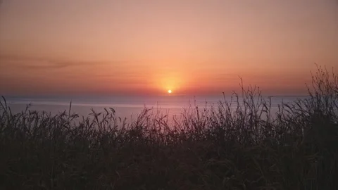 Sunset &amp; Sea Stock Footage 137921928