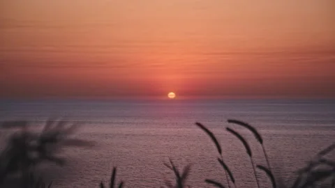 Sunset &amp; Sea Stock Footage 137922862