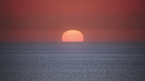 Sunset &amp; Sea Stock Footage 137923939