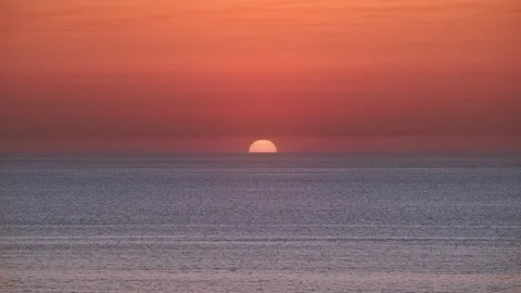 Sunset &amp; Sea Stock Footage 137924517