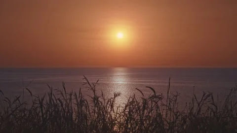 Sunset &amp; Sea Stock Footage 137927218