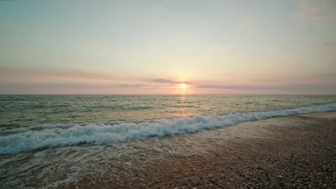 Sunset &amp; Sea Stock Footage 137929514