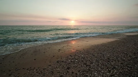 Sunset &amp; Sea Stock Footage 137931449